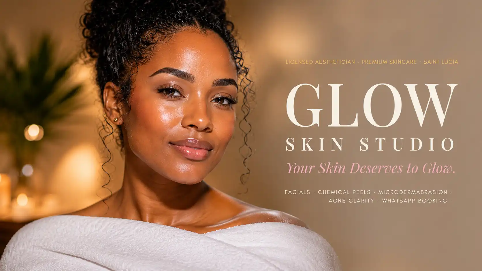 Glow Skin Studio — professional skincare treatment session