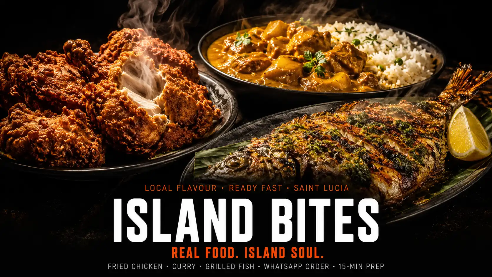 Island Bites — sample restaurant conversion system preview