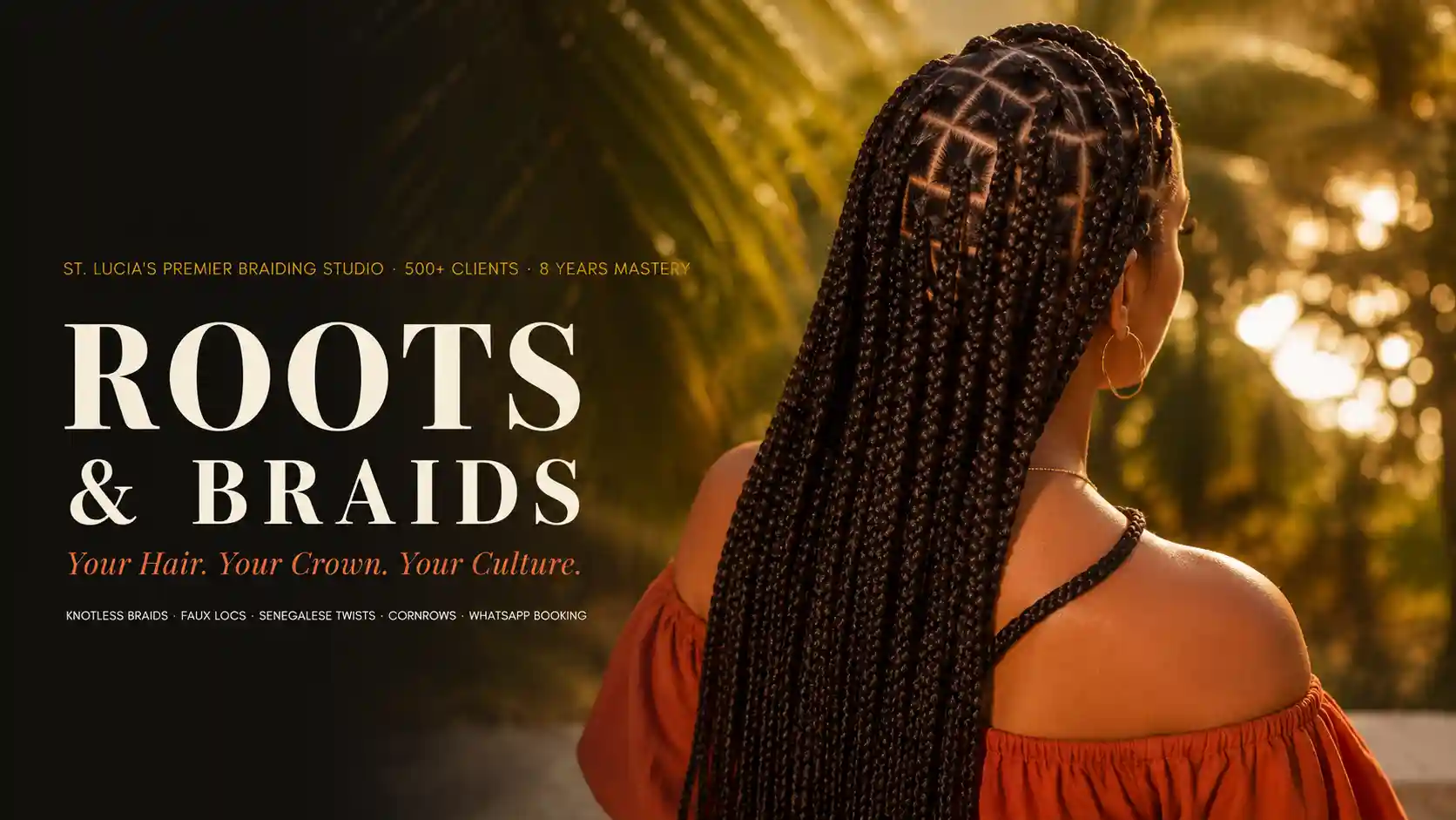 Roots and Braids — sample beauty conversion system preview